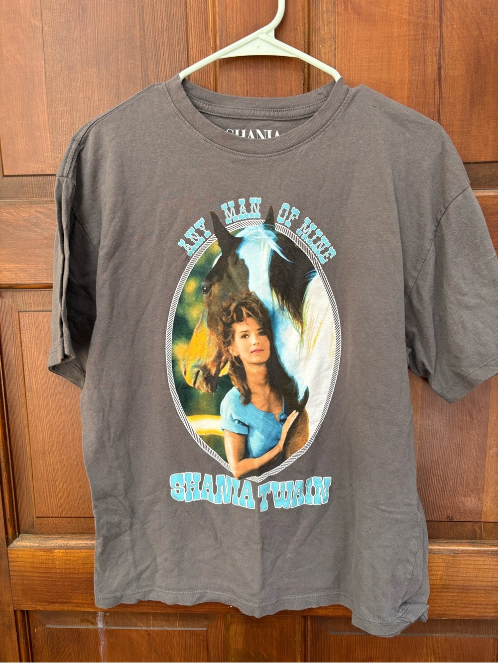 Shania Twain Throwback Any Man Of Mine Graphic Tee.